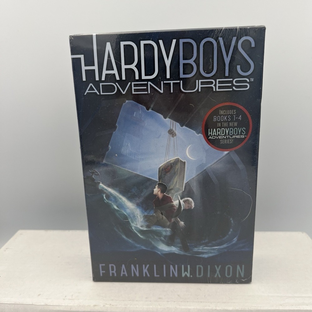 HARDY BOYS ADVENTURES BOOKS 1-4 PAPERBACK BOOK BOX SET BY FRANKLIN DIXON